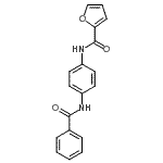 CAS 登录号：333397-84-5， N-[4-(苯甲酰基氨基)苯基]-2-糠酰胺
