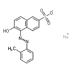 CAS#: 33340-36-2, Sodium 6-Hydroxy-5-(O-Tolylazo)Naphthalene-2-Sulfonate