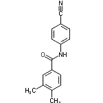 CAS 登录号：333442-37-8， N-(4-氰基苯基)-3,4-二甲基苯甲酰胺