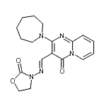 CAS#: 33345-97-0, 2-(1-Azepanyl)-3-{(E)-[(2-Oxo-1,3-Oxazolidin-3-Yl)Imino]Methyl}-4H-Pyrido[1,2-a]Pyrimidin-4-One