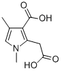CAS 登录号：33369-45-8， 3-羧基-1,4-二甲基-1H-吡咯-2-乙酸