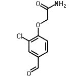 CAS 登录号：333743-26-3， 2-(2-氯-4-甲酰基苯氧基)乙酰胺