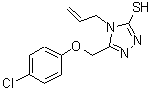 CAS#: 333767-06-9, 4-Allyl-5-[(4-Chlorophenoxy)Methyl]-4H-1,2,4-Triazole-3-Thiol