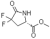 CAS 登录号：333956-61-9， 4,4-二氟-5-氧代-L-脯氨酸甲酯