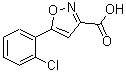 CAS 登录号：334017-34-4， 5-(2-氯苯基)-1,2-恶唑-3-羧酸