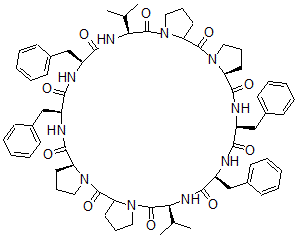 CAS#: 33426-38-9, 1-De-L-Alanine-3alpha-Endo-L-Valine-Antamanide