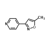 CAS#: 33433-77-1, 4-(5-Methyl-1,2-Oxazol-3-Yl)Pyridine