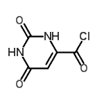 CAS 登录号：3346-64-3， 2,6-二氧代-1,2,3,6-四氢-4-嘧啶羰基氯化物