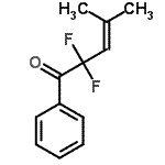 CAS#: 334873-72-2, 2,2-Difluoro-4-Methyl-1-Phenyl-3-Penten-1-One