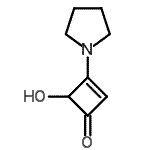 CAS 登录号：334992-90-4， 4-羟基-3-(1-吡咯烷基)-2-环丁烯-1-酮