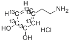 CAS#: 335080-94-9, 2-(3,4-Dihydroxyphenyl-13C6)Ethylamine Hydrochloride