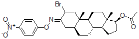 CAS#: 33510-44-0, [(3E,5S,8R,9S,10S,13S,14S,17S)-2-Bromo-10,13-Dimethyl-3-(4-Nitrophenoxy)Imino-1,2,4,5,6,7,8,9,11,12,14,15,16,17-Tetradecahydrocyclopenta[a]Phenanthren-17-Yl] Acetate