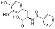 CAS#: 33515-36-5, 2-(Benzoylamino)-3-(3,4-Dihydroxyphenyl)Propanoic Acid