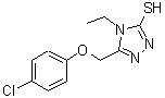 CAS#: 335215-60-6, 5-[(4-Chlorophenoxy)Methyl]-4-Ethyl-4H-1,2,4-Triazole-3-Thiol