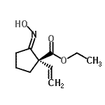 CAS#: 335260-40-7, Ethyl (1R,2E)-2-(Hydroxyimino)-1-Vinylcyclopentanecarboxylate