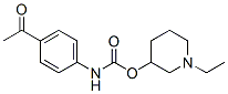 CAS 登录号:33531-50-9, (1-乙基哌啶-3-基)N-(4-乙酰基苯基)氨基甲酸酯
