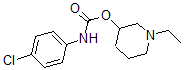 CAS 登录号：33531-54-3， (1-乙基哌啶-3-基)N-(4-氯苯基)氨基甲酸酯