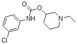 CAS 登录号：33531-55-4， (1-乙基哌啶-3-基)N-(3-氯苯基)氨基甲酸酯