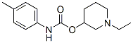 CAS 登录号：33531-57-6， (1-乙基哌啶-3-基)N-(4-甲基苯基)氨基甲酸酯