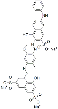 CAS#: 3354-97-0, Trisodium 4-Hydroxy-5-[[4-[[1-Hydroxy-6-(Phenylamino)-3-Sulphonato-2-Naphthyl]Azo]-5-Methoxy-2-Methylphenyl]Azo]Naphthalene-2,7-Disulphonate