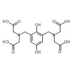 CAS#: 33552-26-0, 2,2',2'',2'''-[(2,5-Dihydroxy-1,3-Phenylene)Bis(Methylenenitrilo)]Tetraacetic Acid