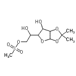 CAS 登录号：33557-25-4， 1,2-O-异亚丙基-6-O-(甲基磺酰基)呋喃己糖