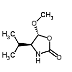 CAS 登录号：335627-77-5， (4S,5R)-4-异丙基-5-甲氧基-1,3-恶唑烷-2-酮