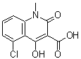 CAS#: 335640-50-1, 5-Chloro-4-Hydroxy-1-Methyl-2-Oxo-1,2-Dihydro-3-Quinolinecarboxylic Acid