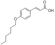 CAS 登录号：33602-00-5， 3-(4-己氧基苯基)丙-2-烯酸