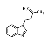 CAS 登录号：336106-26-4， 1-(3-甲基-3-丁烯-1-基)-1H-苯并咪唑