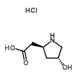 CAS#: 336182-11-7, [(2S,4R)-4-Hydroxy-2-Pyrrolidinyl]Acetic Acid Hydrochloride (1:1)