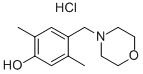 CAS 登录号：33625-43-3， 2,5-二甲基-4-(吗啉基甲基)苯酚盐酸盐