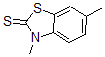 CAS#: 33682-62-1, 3,6-Dimethyl-2(3H)-Benzothiazolethione