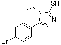 CAS#: 337487-15-7, 5-(4-Bromophenyl)-4-Ethyl-4H-1,2,4-Triazole-3-Thiol