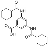 CAS 登录号：337501-82-3， 3,5-二-(环己烷羰基-氨基)-苯甲酸