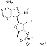 CAS#: 33823-18-6, 8-Methylaminoadenosine-3',5'-cyclic monophosphate sodium salt