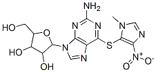 CAS#: 3384-61-0, 2-[2-Amino-6-(3-Methyl-5-Nitroimidazol-4-Yl)Sulfanylpurin-9-Yl]-5-(Hydroxymethyl)Oxolane-3,4-Diol