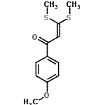 CAS#: 33868-76-7, 1-(4-Methoxyphenyl)-3,3-Bis(Methylsulfanyl)-2-Propen-1-One