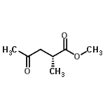 CAS 登录号：338974-22-4， 甲基(2R)-2-甲基-4-氧代戊酸酯