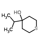 CAS#: 339001-51-3, 4-Isopropyltetrahydro-2H-Thiopyran-4-Ol