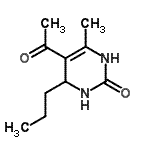 CAS 登录号：339360-13-3， 5-乙酰基-6-甲基-4-丙基-3,4-二氢-2(1H)-嘧啶酮