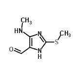 CAS#: 339364-05-5, 4-(Methylamino)-2-(Methylsulfanyl)-1H-Imidazole-5-Carbaldehyde
