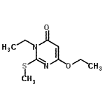 CAS 登录号：339593-39-4， 6-乙氧基-3-乙基-2-(甲硫基)-4(3H)-嘧啶酮