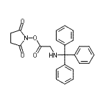 CAS#: 3397-28-2, 2,5-Dioxo-1-Pyrrolidinyl N-Tritylglycinate