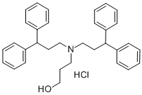 CAS#: 33979-27-0, 3-(Bis(3,3-Diphenylpropyl)Amino)Propan-1-Ol Hydrochloride