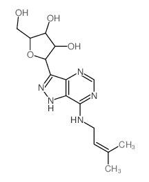 CAS#: 33987-26-7, 2-(Hydroxymethyl)-5-[7-(3-Methylbut-2-Enylamino)-2H-Pyrazolo[5,4-e]Pyrimidin-3-Yl]Oxolane-3,4-Diol