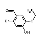 CAS#: 340216-58-2, 2-Bromo-5-Ethoxy-4-Hydroxybenzaldehyde