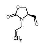CAS 登录号：340256-53-3， (4S)-3-烯丙基-2-氧代-1,3-恶唑烷-4-甲醛