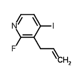 CAS 登录号：340268-75-9， 3-烯丙基-2-氟-4-碘吡啶