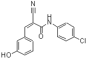 CAS#: 340315-62-0, (2Z)-N-(4-Chlorophenyl)-2-Cyano-3-(3-Hydroxyphenyl)Acrylamide